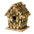 Moss Edged Birdhouse